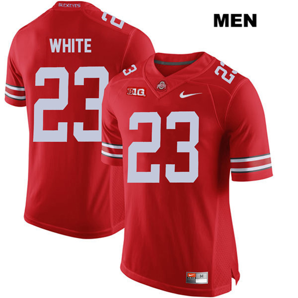 Ohio State Buckeyes Men's De'Shawn White #23 Red Authentic Nike College NCAA Stitched Football Jersey TR19K20ZJ